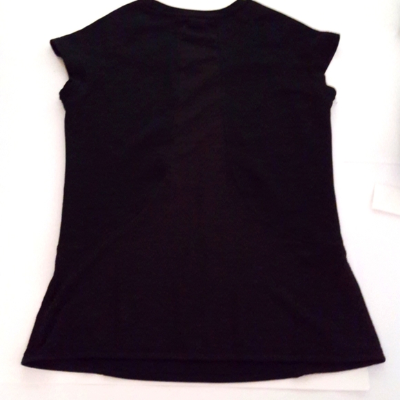 Champion Black Athletic Duo Dry Cap Sleeve Tee EUC - Picture 6 of 11